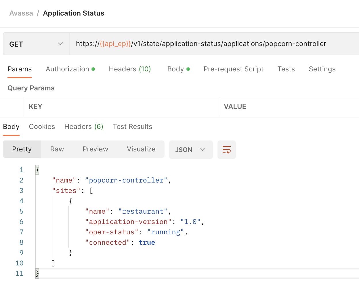 application status