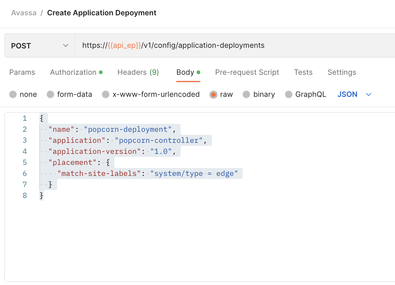 create deployment