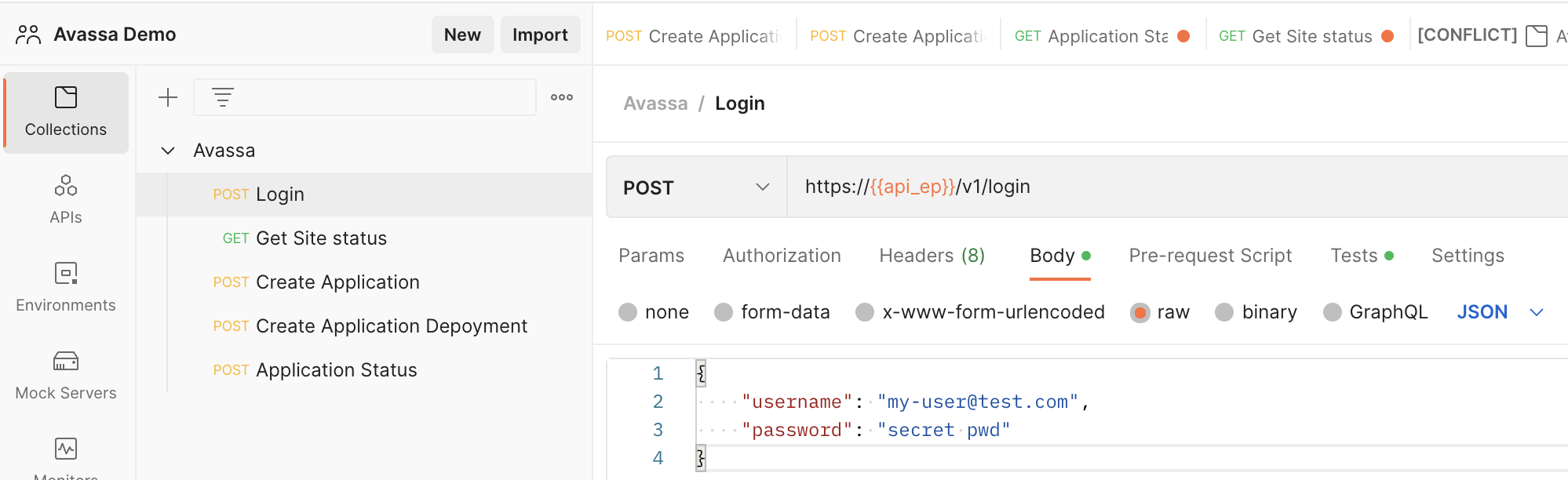 login-request
